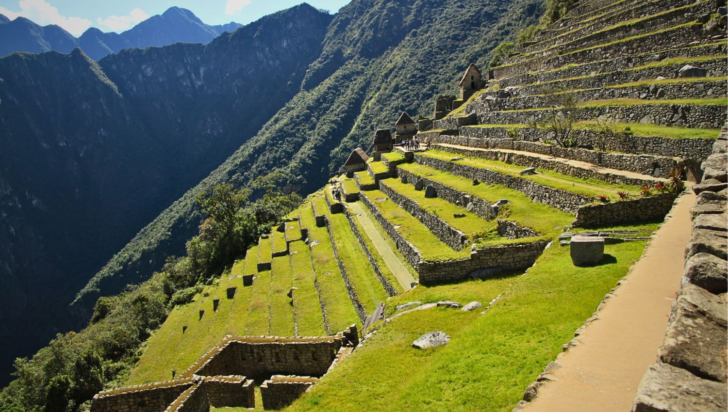 Terraces in Machu Picchu