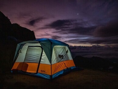 Comfortable Tents For The Night | Ultimate Trekking