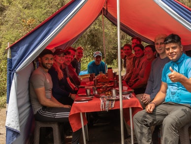 Comfortable Dining tents | Ultimate Trekking